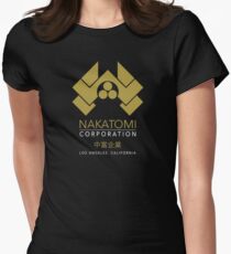 Nakatomi Gold Los Angeles California Women's Fitted T-Shirt
