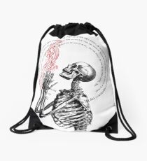 We Must Pray Drawstring Bag