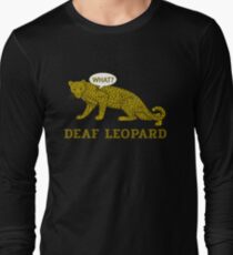 Deaf Leopard Band Pun Long Sleeve T-Shirt