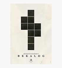 Dekalog-Filmplakat Fotodruck