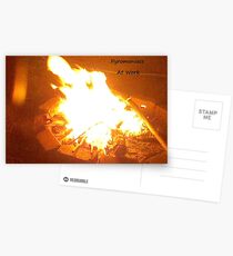 Pyromanes au travail Cartes postales
