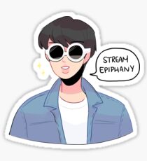 BTS: NEW GLASSES WHO DIS (NO BCKG) Sticker