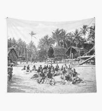 a colourful Papua New Guinea
landscape Wall Tapestry