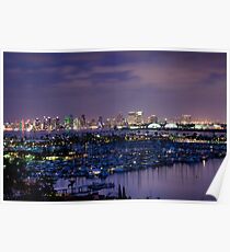 San Diego Skyline Poster