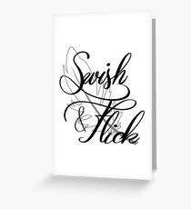 Swish Greeting Card