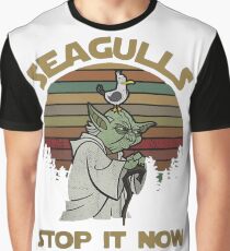 Seagulls stop it now vintage shirt Graphic T-Shirt