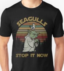 Camiseta unisex Las gaviotas lo paran ahora camisa vintage