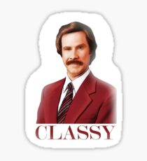 ANCHORMAN - The Legend of Ron Burgundy. Sticker