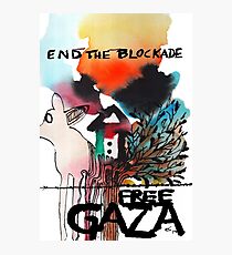 End the Blockade - Free Gaza Photographic Print