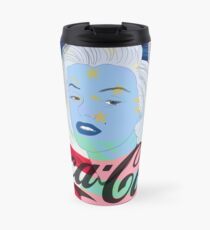 Marilyn Monroe American Flag Graphic Travel Mug