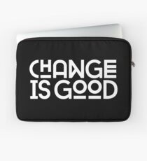 Funda para portátil El cambio es bueno.