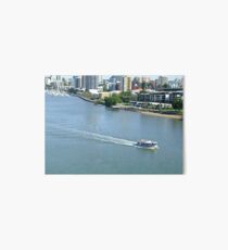Brisbane river fron the New Farm Cliffs Art Board