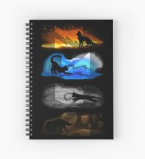 Warrior Cats: Four Elements, Four Clans Spiral Notebook