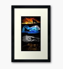 Warrior Cats: Four Elements, Four Clans Framed Print