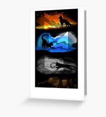 Warrior Cats: Four Elements, Four Clans Greeting Card