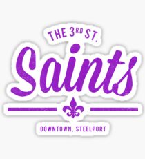 Third Street Saints (Purple) Sticker