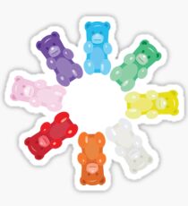Gummy Bear Circle Sticker