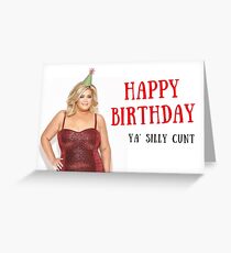 Gemma Collins, Towie, Birthday card, Quote, Gifts, Presents, Sticker packs, Good vibes only, Banter, Meme greeting cards, Puns Greeting Card