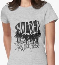 Walden (black) Women's Fitted T-Shirt