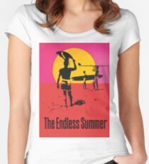 Endless Summer, 1966 Surf Sport Documentary Poster, Artwork, Drucke, Poster, T-Shirts, Männer, Frauen, Kinder Tailliertes Rundhals-Shirt