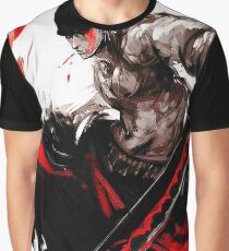 Camiseta gráfica One Piece Zoro