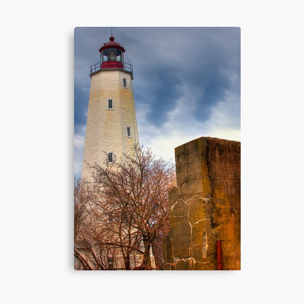 Barnegat Light and The Fort Canvas Print