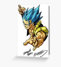 Gogeta blue toriyama Greeting Card