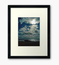 Morning on the Beach Ocean Grove New Jersey Framed Print