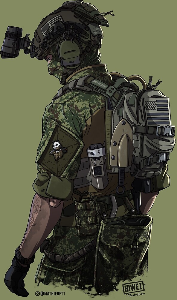 Special Ops Military Soldier By Hiwez Redbubble