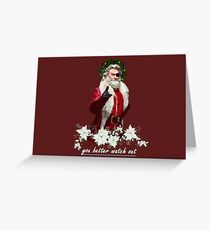 escape from christmas Greeting Card