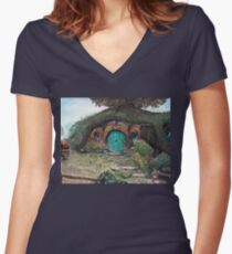 Bag End Women's Fitted V-Neck T-Shirt
