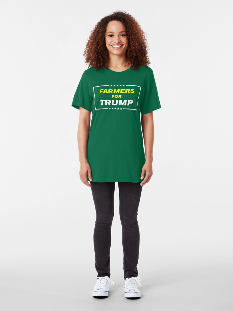 Alternate view of Farmers for Trump Slim Fit T-Shirt