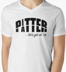 Pitter Patter T-Shirt mit V-Ausschnitt für Männer