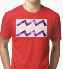 Aquarius, Cronus Ampora Space Texture Symbol Tri-blend T-Shirt