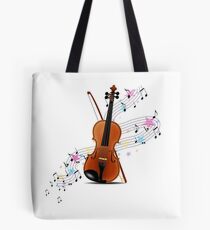 Bolsa de tela Musica de violin