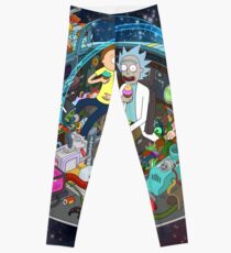 Rick and Morty cut-away Leggings