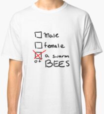 Camiseta clásica un enjambre de abejas