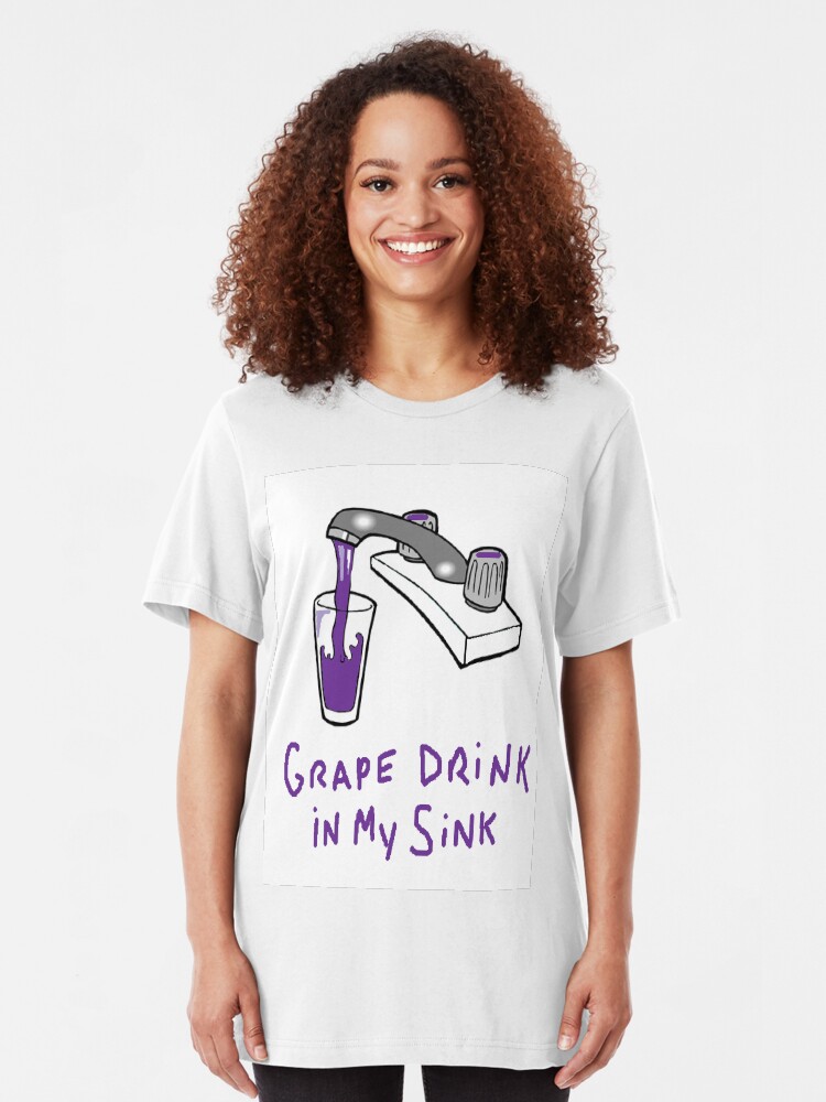 Alternate view of Grape Drink Slim Fit T-Shirt