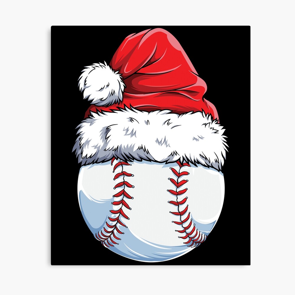 baseball santa shirt