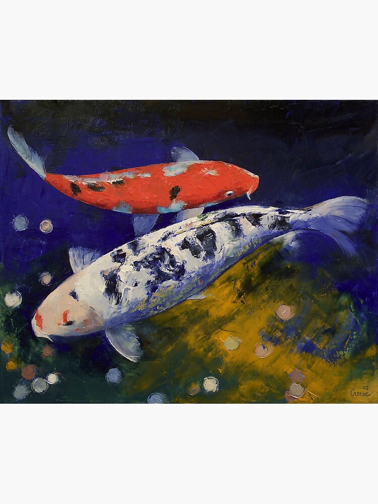 "Bekko Koi Fish" Photographic Print by michaelcreese | Redbubble