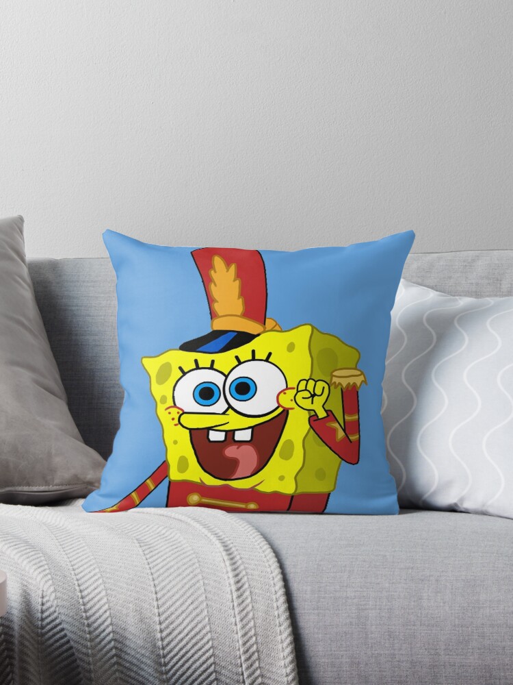 That S His Eager Face Spongebob Throw Pillow By Lagginpotato64