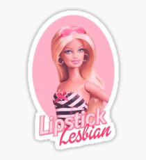 Lipstick Lesbian Sticker