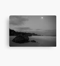 The Moon Watches the Tide Canvas Print