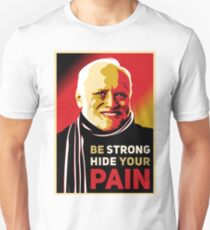 Camiseta unisex Harold hide pain