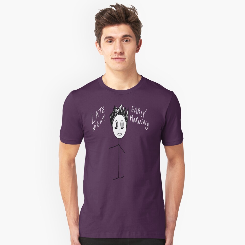 Late Night Early Morning Slim Fit T-Shirt