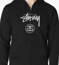 stussy hypebeast Zipped Hoodie