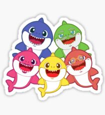 Baby Shark Stickers | Redbubble