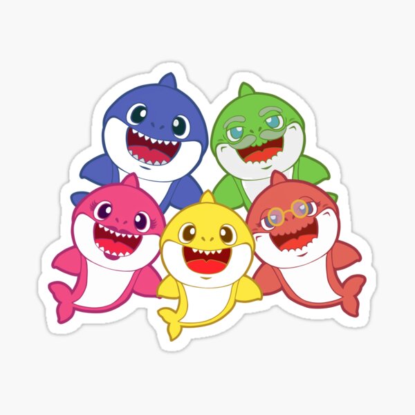 Baby Shark Stickers | Redbubble