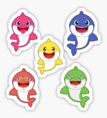 Baby Shark Stickers | Redbubble