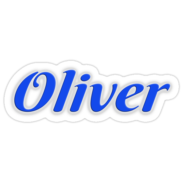 "Oliver" Stickers by mezenga | Redbubble